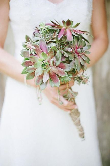 bouquet de mariée cactus