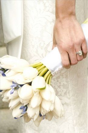 bouquet de mariée tulipes