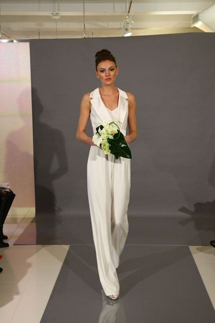 mariée en patalon