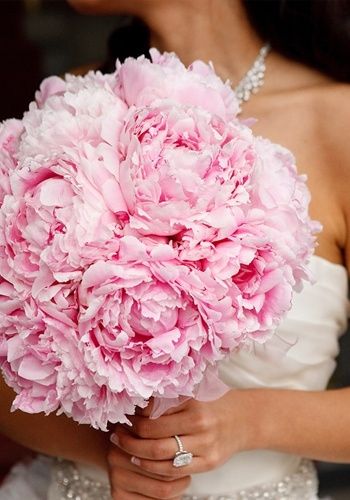 bouquet de mariée rose layette