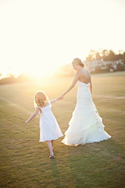 mariée et fille 