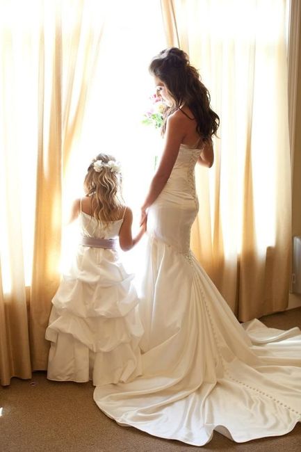 mariée et fille 