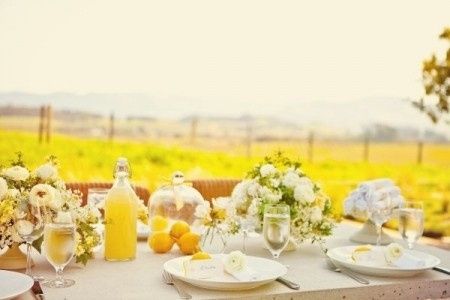 mariage thème citron
