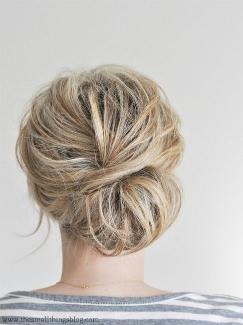 chignon mariée