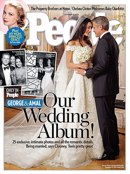 robe  de mariée Amal Alamuddin