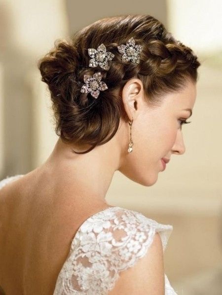 chignon mariée romantique