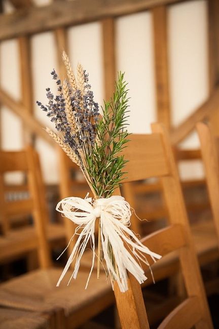 décoration mariage épi de blé 