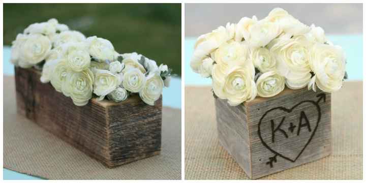 centre de table roses blanches