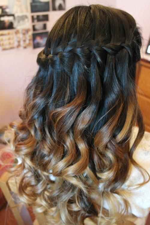 Waterfall braid  ou tresse cascade