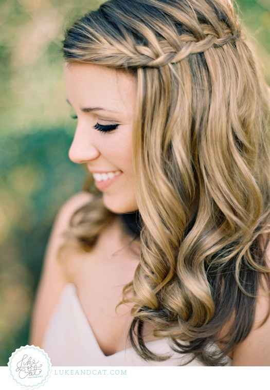 Waterfall braid  ou tresse cascade