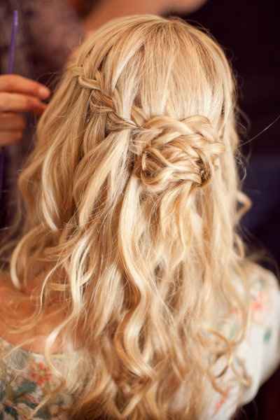 Waterfall braid  ou tresse cascade