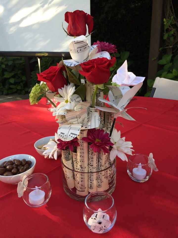 centres de tables musicaux