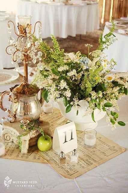 centres de tables musicaux