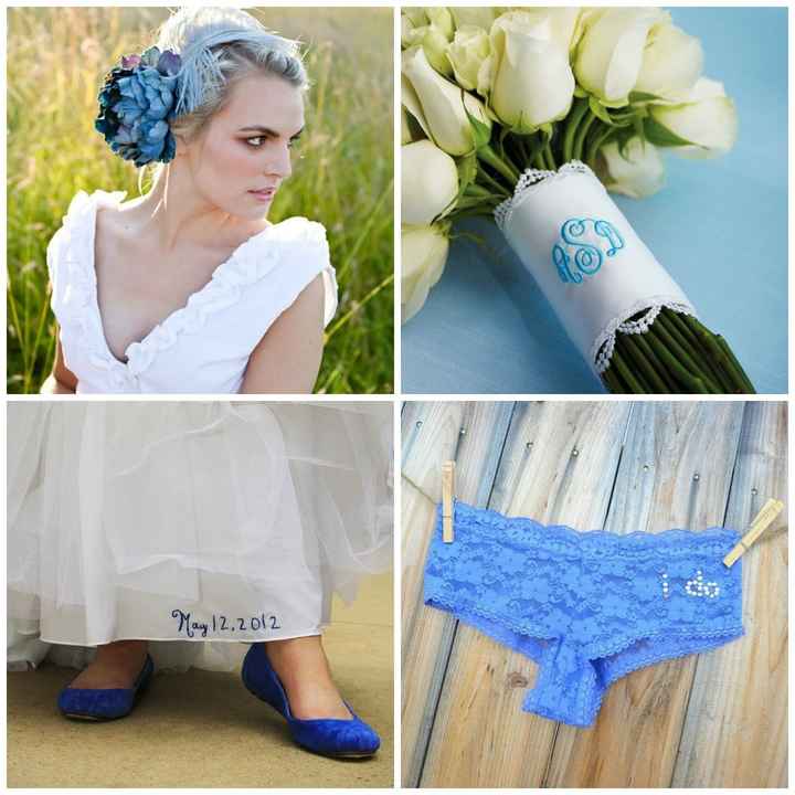 quelque chose de bleu mariage