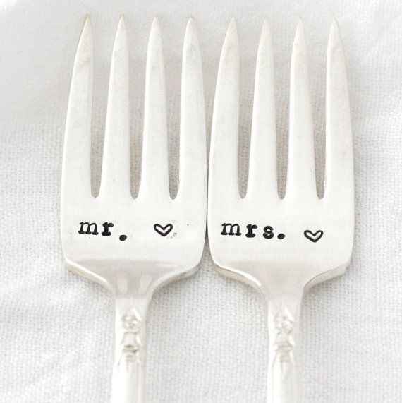 couverts mariage personnalisés