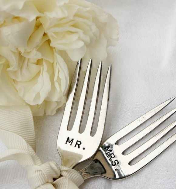 couverts mariage personnalisés