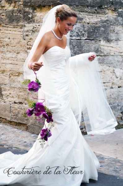 bouquet mariée orchidée