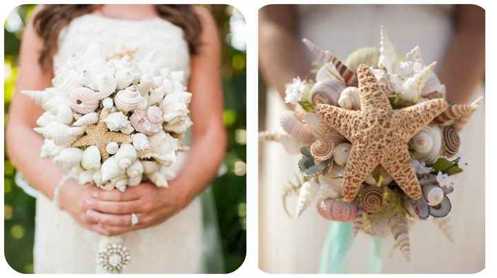 bouquet mariée mer