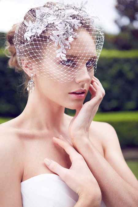 voile de mariée “cage à oiseaux”
