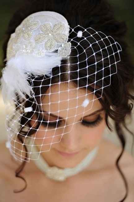 voile de mariée “cage à oiseaux”