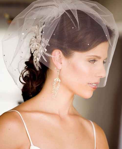 voile de mariée “cage à oiseaux”