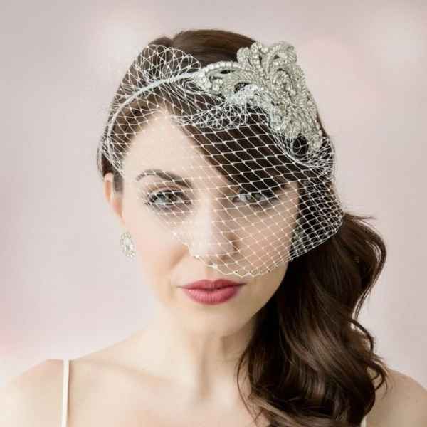 voile de mariée “cage à oiseaux”