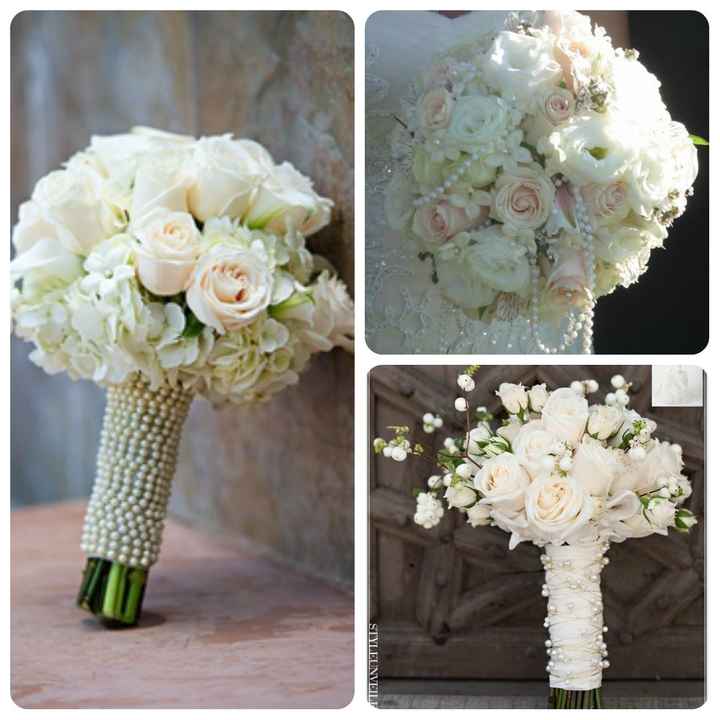 bouquet de mariée perles