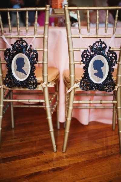 chaises des mariés