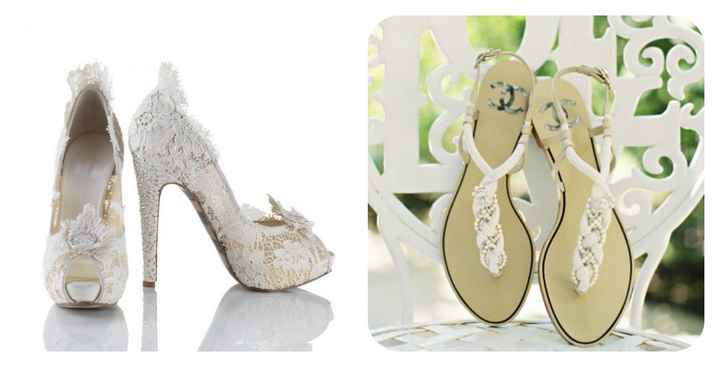 Chaussures de mariée : Chanel VS Chanel 