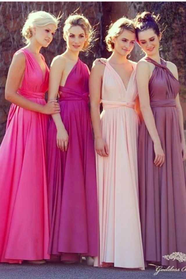 De quelle couleur sera la robe de vos demoiselles d honneur Mode nuptiale Forum Mariages
