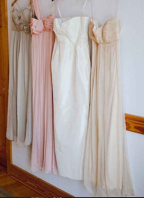 mariée demoiselles d'honneur