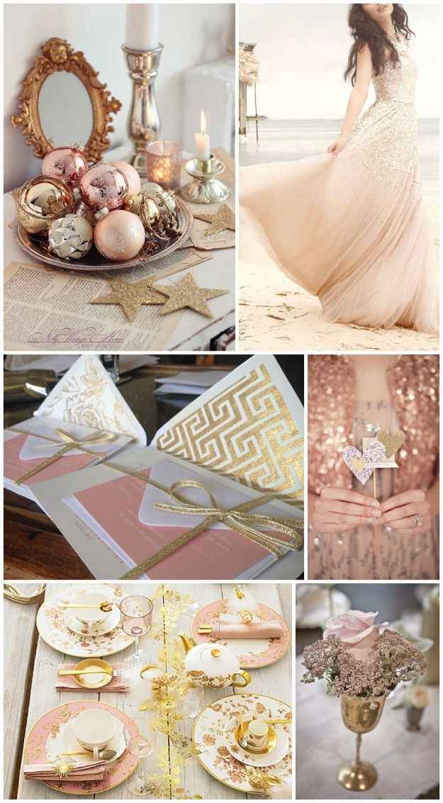 mariage rose gold