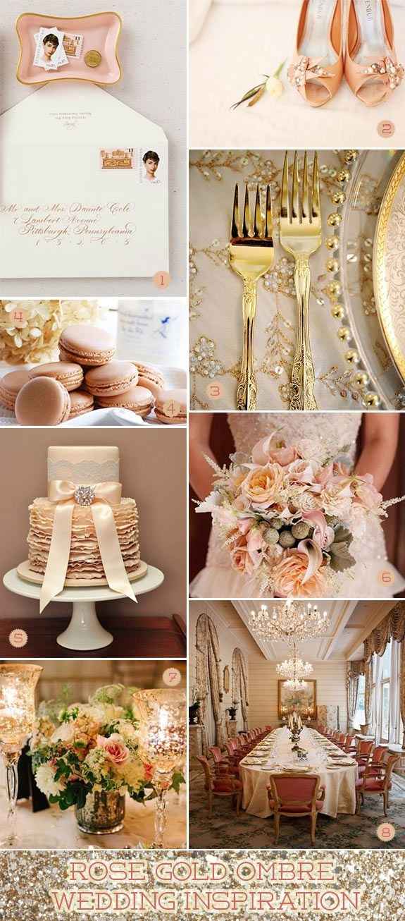 mariage rose gold