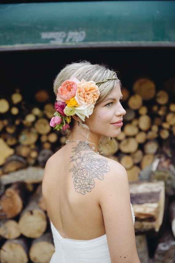 mariée tatouée