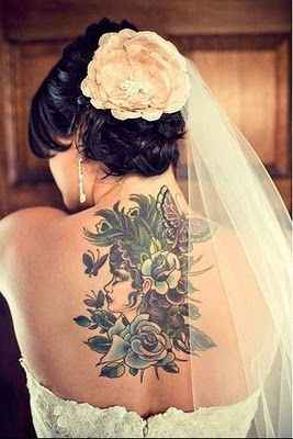 mariée tatouée