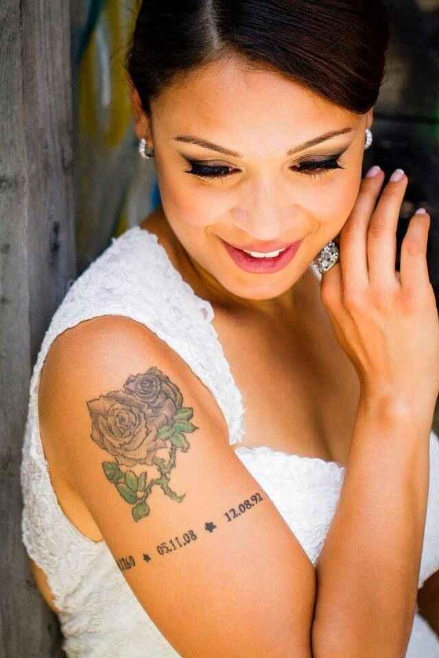 mariée tatouée