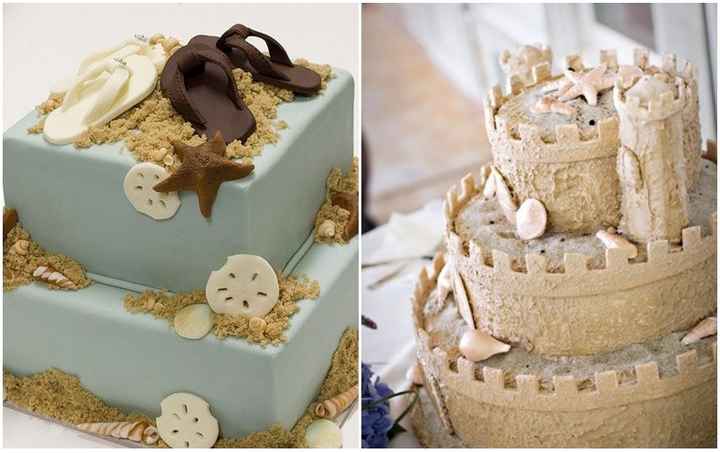 wedding cake plage