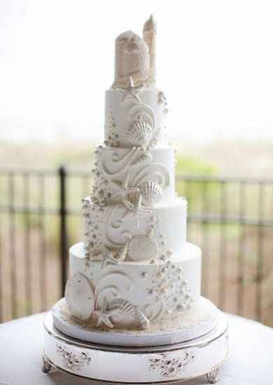 wedding cake plage