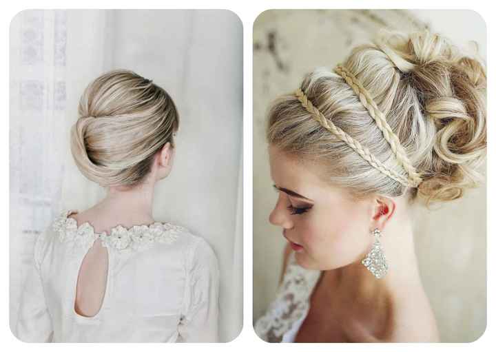 chignons de mariée