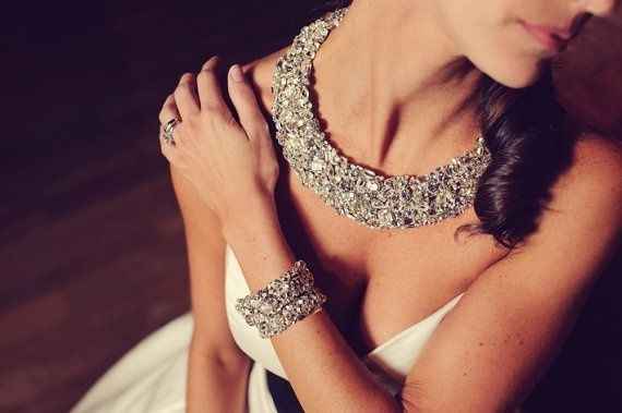 collier de mariée xxl