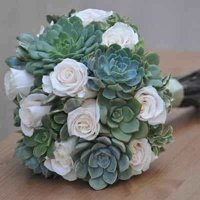 bouquet de mariée cactus