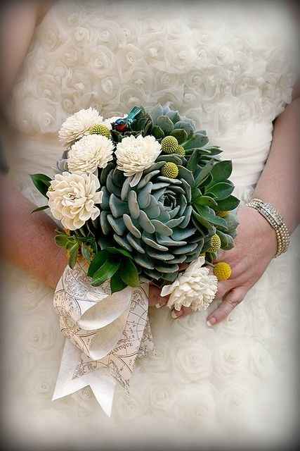 bouquet de mariée cactus