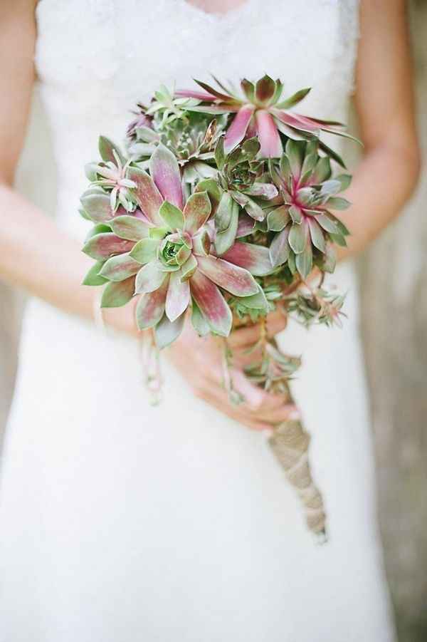 bouquet de mariée cactus