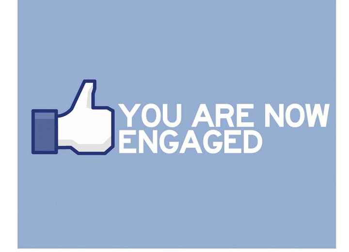 fiancée sur facebook