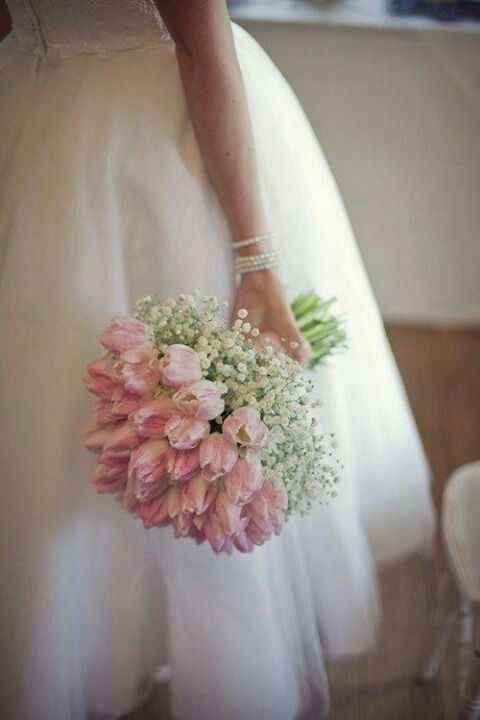 bouquet de mariée tulipes