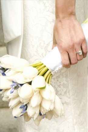 bouquet de mariée tulipes