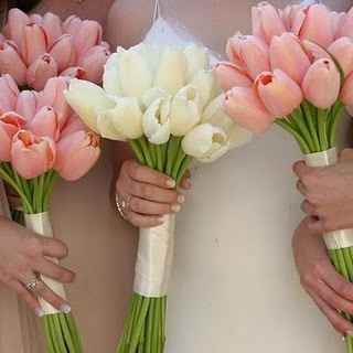 bouquet de mariée tulipes