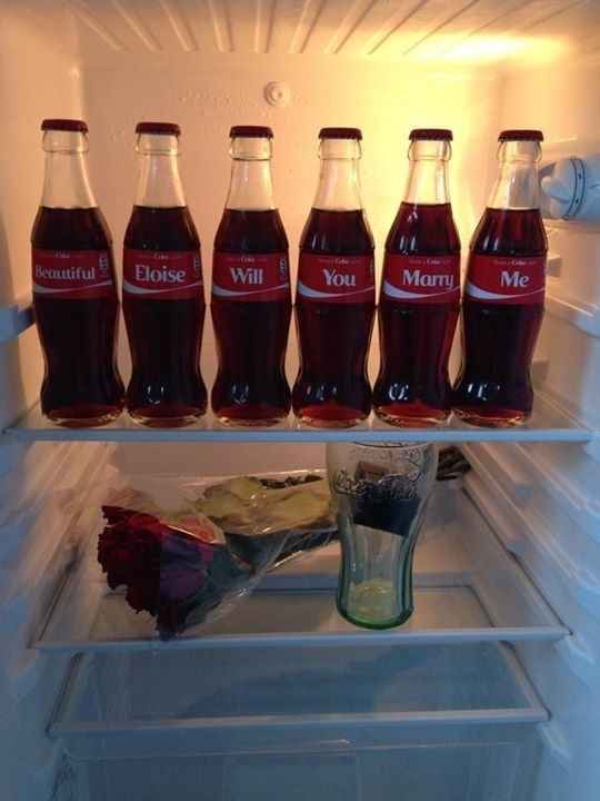 demande en mariage coca cola
