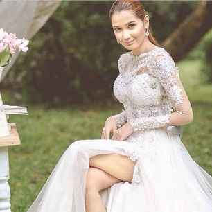 robe de mariée jambe ouverte