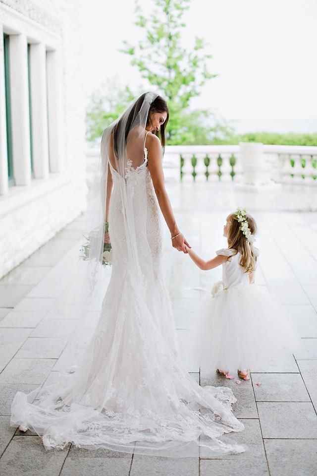 mariée et fille 